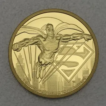 Sonderaktion Goldmünze 1oz "Superman" 2021 DC Comics (Niue)