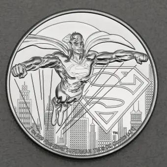 Preisknaller Silbermünze 1oz "Superman" 2021 DC Comics (Niue)