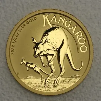 Neue Kollektion Goldmünze 1/4oz "Känguru" 2022 (Australien)