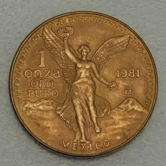 Goldmünze 1oz "Libertad" 1981 (Mexiko) Wochenendangebot