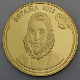 Goldmünze 400 Euro "El Greco" 2011 (Spanien) Meistverkauft