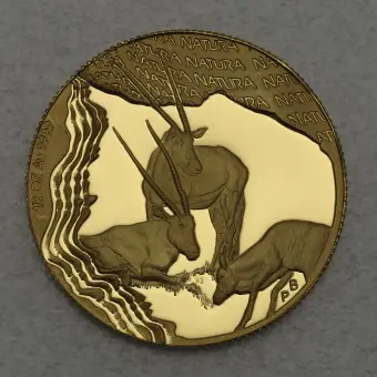 Goldmünze 1/2oz "The Oryx" 2001 Natura - Monarchs of Africa (Südafrika) Kostenfreie Lieferung