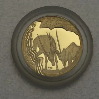Goldmünze 1/4oz "The Oryx" 2001 Natura - Monarchs of Africa (Südafrika) Premium