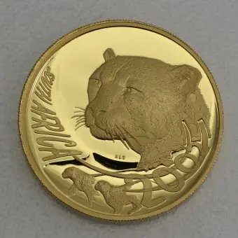Goldmünze 1oz "The Cheetah" 2002 Natura - Wild Cats of Africa (Südafrika) Limited Edition
