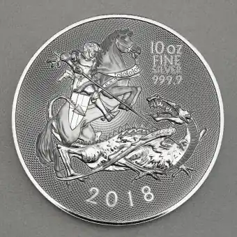 Silbermünze 10oz "Valiant" 2018 (Großbritannien) Echt