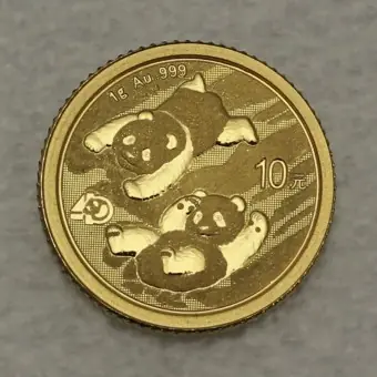 Geprüft Goldmünze 1g "Panda" 2022 (China)