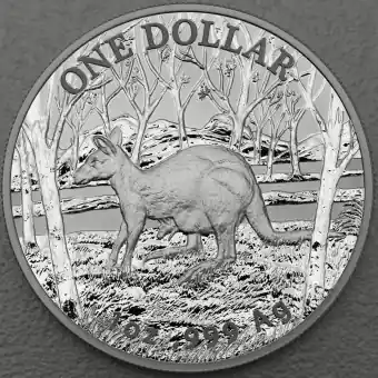 Echt Silbermünze 1oz "Känguru" 2016 Royal Australian Mint (Australien)