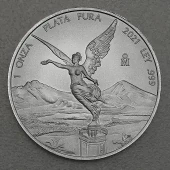 Silbermünze 1oz "Libertad" 2021 (Mexiko) Gratis Versand