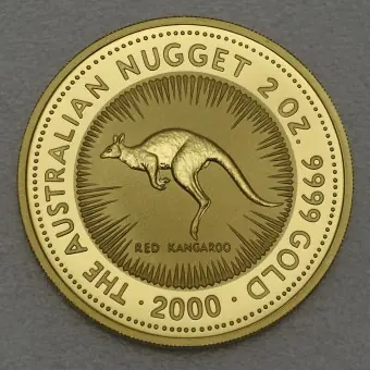 Goldmünze 2oz "Känguru" 2000 Australian Nugget (Australien) Im Trend