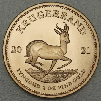 Ab Werk Goldmünze 1oz "Krügerrand" 2021 (Südafrika)