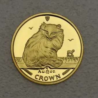 Goldmünze 1/10oz "Turkish Cat" 1995 Cats (Isle of Man) Exklusiv