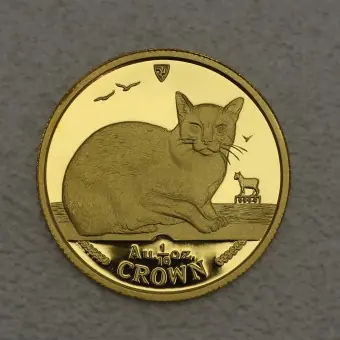 Goldmünze 1/10oz "Burmese Cat" 1996 Cats (Isle of Man) Preisknaller
