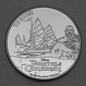 Silbermünze 1oz "The Empress" 2021 Disney – Pirates of the Caribbean (Niue) Bestpreis