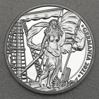 Begrenztes Angebot Silbermedaille 1oz "Germania" 2021 (PP) (Polen)
