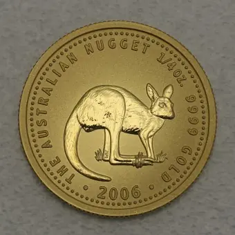Goldmünze 1/4oz "Känguru" 2006 Australian Nugget (Australien) Finale Aktion