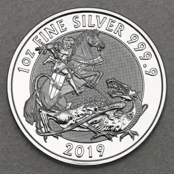 Handgefertigt Silbermünze 1oz "Valiant" 2019 (Großbritannien)