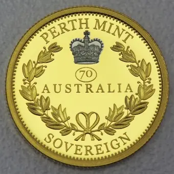 Goldmünze "Australia Sovereign" 2022 (PP) Privy Mark 70 (Australien) Angebot