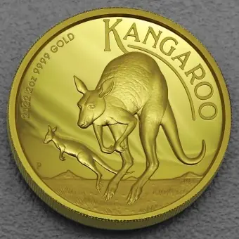 Goldmünze 2oz "Känguru" 2022 (PP/HR) (Australien) Top-Angebot