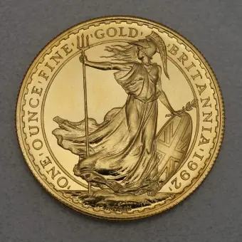 Goldmünze 1oz "Britannia" 1992 (Großbritannien) Schneller Versand