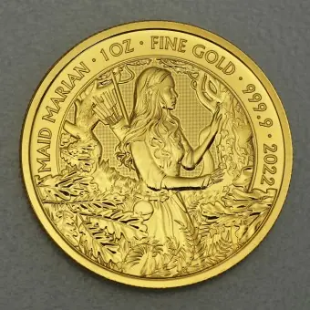 Expressversand Goldmünze 1oz "Maid Marian" 2022 Myths and Legends (Großbritannien)