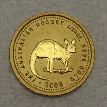 Goldmünze 1/20oz "Känguru" 2006 Australian Nugget (Australien) Schnäppchen