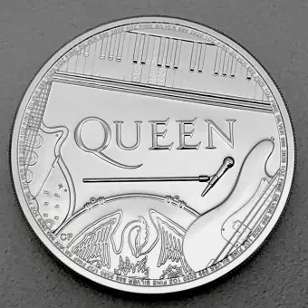 Neu Silbermünze 1oz "Queen UK" 2020 Music Legends diff. (Großbritannien)