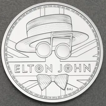 Silbermünze 1oz "Elton John" 2021 Music Legends diff. (Großbritannien) Sonderaktion