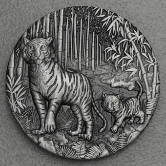 Silbermünze 2oz "Tiger" 2022 (AF) Lunar III – Year of the Tiger (Australien) Günstig