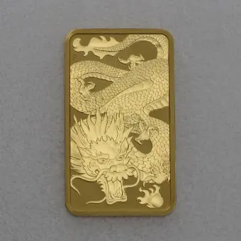 Knallerangebot Gold Münzbarren 1oz "Rectangular Dragon" 2022 (Australien)