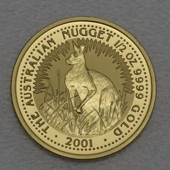 Jetzt Kaufen Goldmünze 1/2oz "Känguru" 2001 Australian Nugget (Australien)