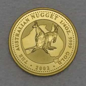 Goldmünze 1/4oz "Känguru" 2002 Australian Nugget (Australien) Rabatt