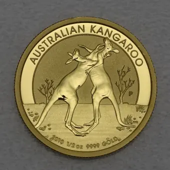Kracherpreis Goldmünze 1/2oz "Känguru" 2010 (Australien)