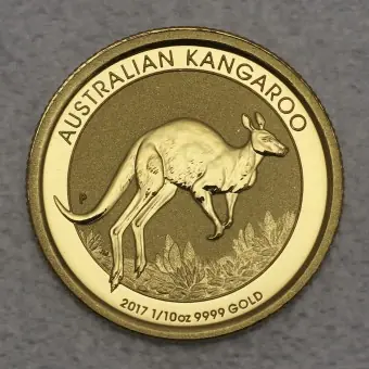 Goldmünze 1/10oz "Känguru" 2017 (Australien) Aktuell