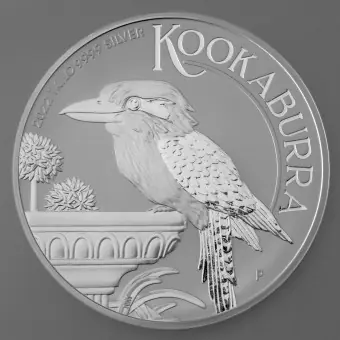 Preiswert Silbermünze 1kg "Kookaburra" 2022 19% (Australien)