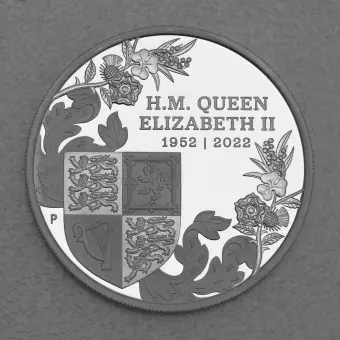 Silbermünze 1oz "The Queen's Platinum Jubilee" 2022 (PP) (Australien) Abverkauf