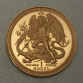Goldmünze 1oz "Angel" 1986 (Isle of Man) Meistverkauft