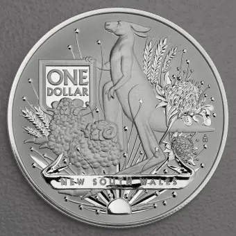 Silbermünze 1oz "Australia’s Coat of Arms" 2022 New South Wales (Australien) Preisknaller