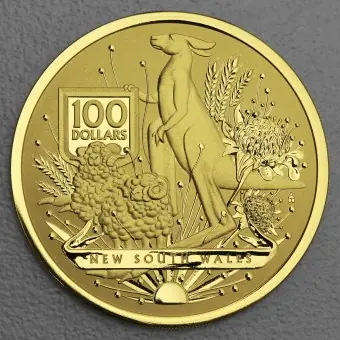 Goldmünze 1oz "New South Wales" 2022 Coat of Arms (Australien) Rabatt