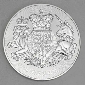 Top-Angebot Silbermünze 10oz "The Royal Arms" 2022 (Großbritannien)