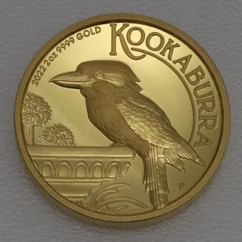 Top-Seller Goldmünze 2oz "Kookaburra" 2022 (PP/HR) (Australien)