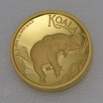 Goldmünze 1oz "Koala" 2022 (PP/HR) (Australien) Ausverkauf