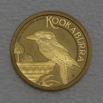 Goldmünze 1/10oz "Kookaburra" 2022 (Australien) Ausverkauf