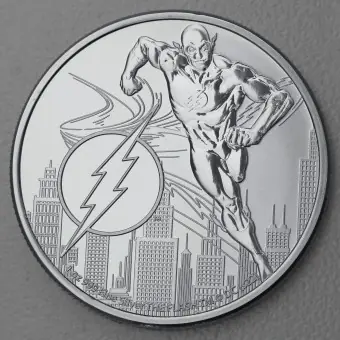 Kracherpreis Silbermünze 1oz "The Flash" 2022 DC Comics (Niue)