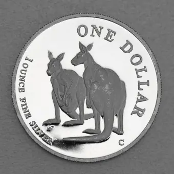 Preis Gesenkt Silbermünze 1oz "Känguru" 1999 (PP) Royal Australian Mint (Australien)