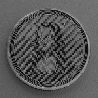 Premium Silbermünze 1oz "Mona Lisa" 2021 Icon (Tokelau)