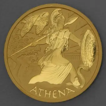 Must-Have Goldmünze 1oz "Athena" 2022 Gods of Olympus (Tuvalu)