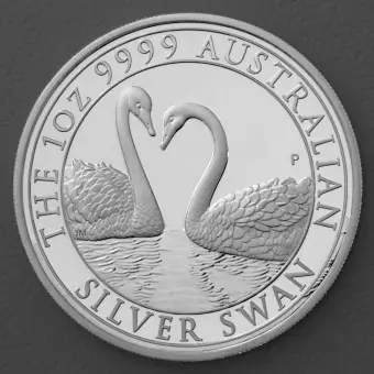 Silbermünze 1oz "Schwan" 2022 (PP) (Australien) Schneller Versand
