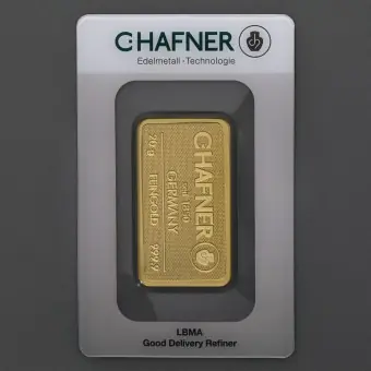 Goldbarren 20g "C.HAFNER - Prägeform" Top-Qualität