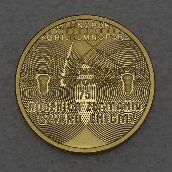 Im Trend Goldmünze 100 Zloty "Enigma Code" 2007 75. Jahrestag der Entschlüsselung (Polen)