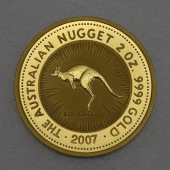Must-Have Goldmünze 2oz "Känguru" 2007 Australian Nugget (Australien)